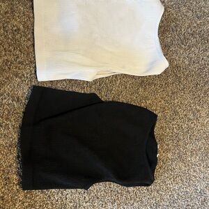 Cotton On Black and White Tank Tops
